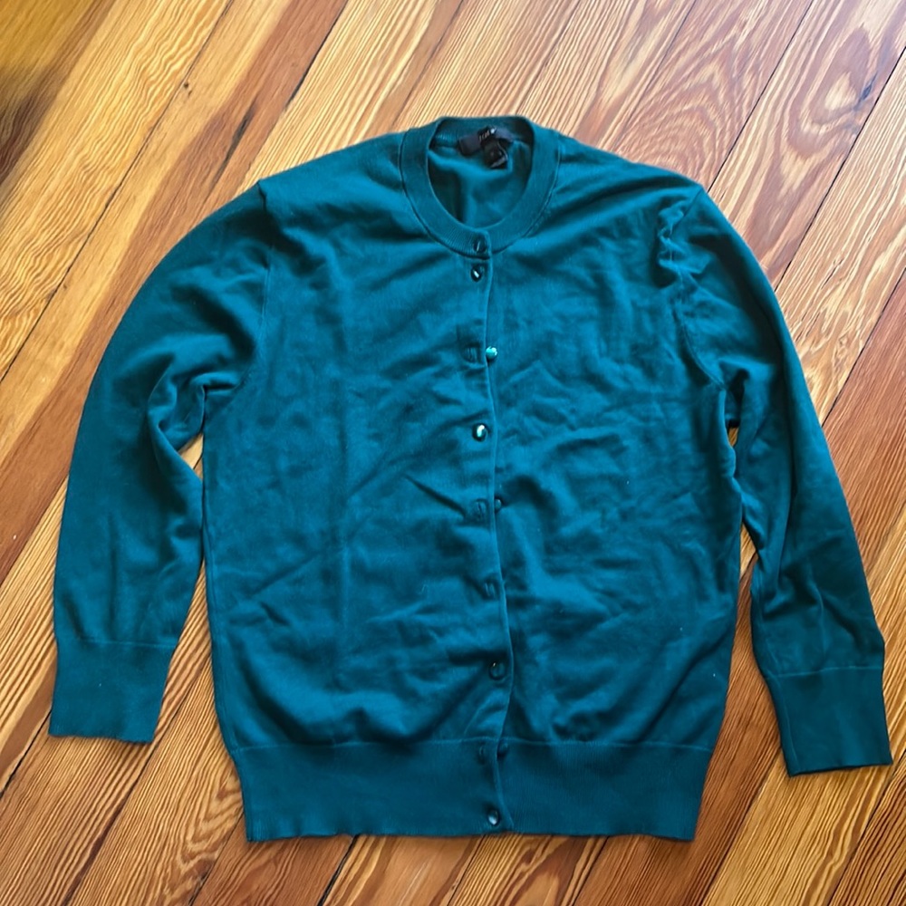 J crew cardigan